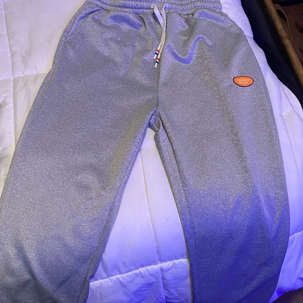 Sweatpants, medium, and gray